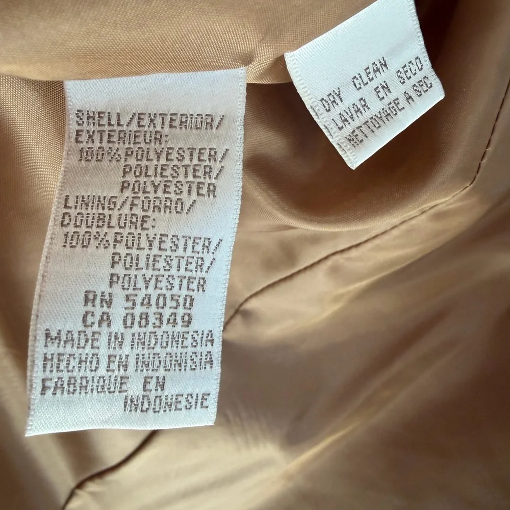 Jones New York Tan Pantsuit - Picture 7 of 7